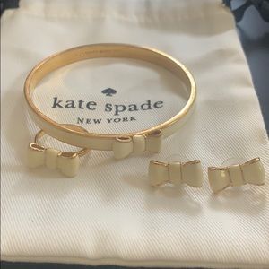 New Kate Spade ring, bangle & earring set